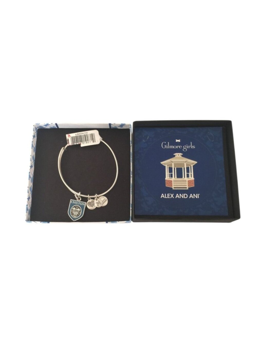 Alex & Ani X GILMORE GIRLS Chilton Silvertone Bangle Bracelet